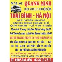 THÁI BÌNH - HÀ NỘI xe Quang Minh